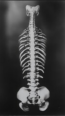 Fototapeta premium Spine Alignment and Vertebrae Overview