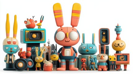 Fototapeta premium PNG Toy anthropomorphic representation creativity.