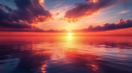 Obraz premium Sunrise sky backgrounds outdoors horizon.