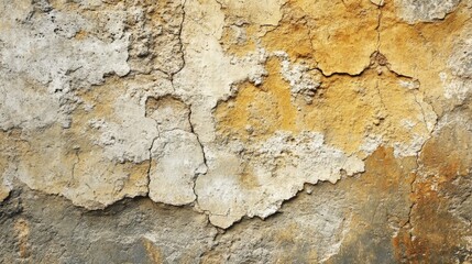 Obraz premium Weathered Wall Texture Shows Age and Decay
