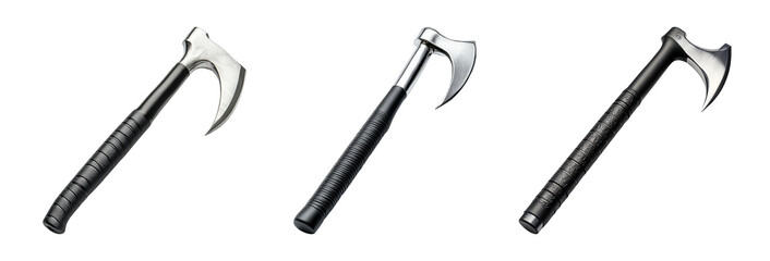 Naklejka premium Various Axes on Transparent Background