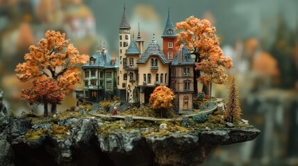 Obraz premium An exquisitely detailed Advent calendar