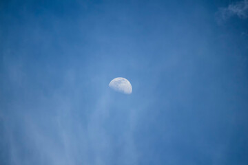 moon and clouds