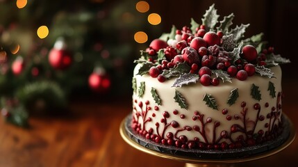 Christmas day Christmas cake