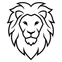 lion head illustration