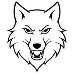 wolf head mascot