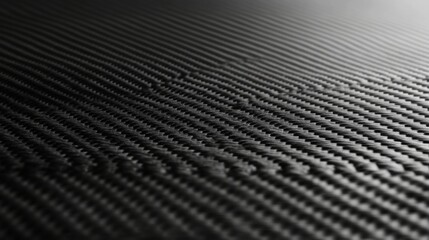 Close up view of a woven carbon fiber texture