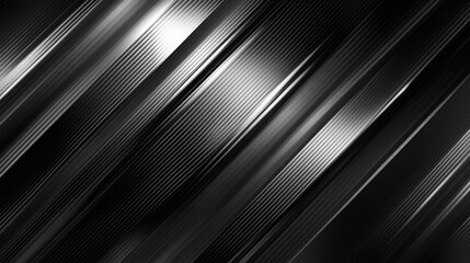Obraz premium Abstract Black and White Diagonal Stripes Design