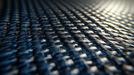 Naklejka premium Intricate Woven Fabric Texture Detailed Close Up