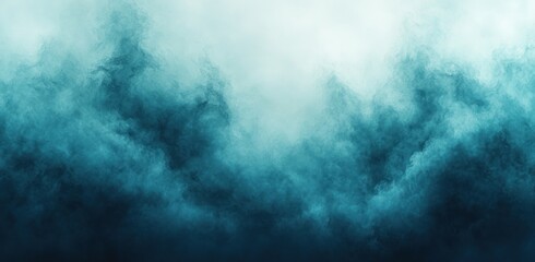 Obraz premium Blue Teal Turquoise Grainy Gradient Background Glowing Texture Abstract Design