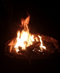 Fire Pit on a Chilly Night