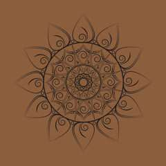 mandala design unique and smpil , golden coller mandala , and vactor design