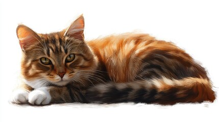 Obraz premium PNG Chrismas cat mammal animal pet.