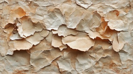 Aged and Crumbled Paper Texture Background