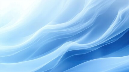 serene abstract blue watercolor background with smooth flowing gradients and ethereal light