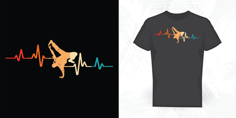 Funny Break Dance Lover Vintage Break Dance T-shirt Design