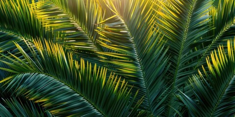 Cycas plants leaf soft sunlight