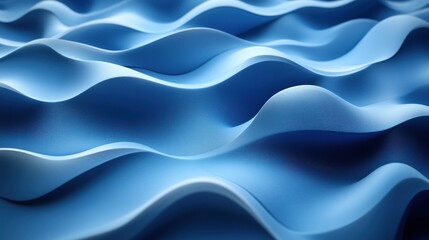 Fototapeta premium abstract 3d render blue modern background desig