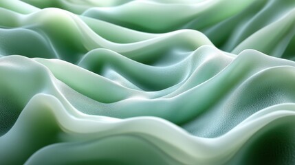 Obraz premium abstract 3d render green background animation motion design seamless looped vide