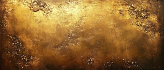 Antique Brass Gold Etching Vintage Texture Background Elegant Aged Wallpaper