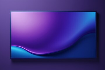 a purple and blue abstract background with a curved curve
