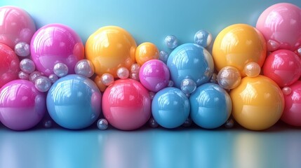 Obraz premium abstract 3d render modern background with colorful sphere