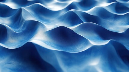 Obraz premium abstract 3d render motion background design blue low poly surface seamless looped animatio