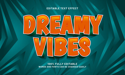 dreamy vibes editable text effects with a joy and play theme