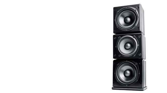 Large speakers transparent background