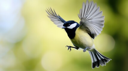  Happy Bird Flying Fast Through the Sky