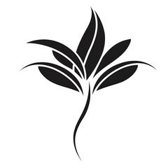 black and white tree