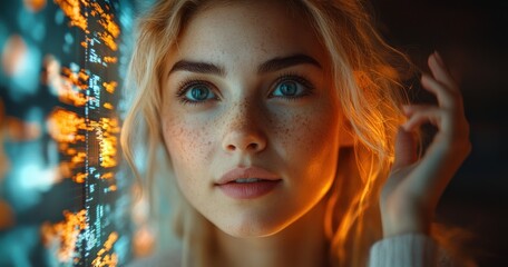 Senior Data Scientist Presenting Risk Management Reports in Monitoring Room with Diverse Team in Modern Office Setting