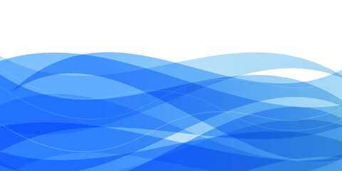 青いウェーブのベクター背景画像