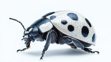 Naklejka premium illustration of ladybug isolated on white background ladybug