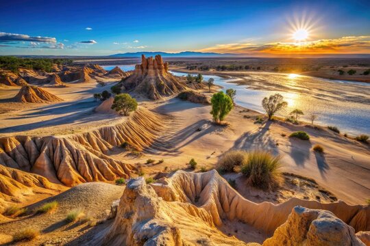 Mungo National Park NSW: Ancient Landscapes, Lake Mungo, Willandra Lakes Region, Outback Australia, Aboriginal Heritage, Stunning Scenery,  Australian Wildlife,  Desert Landscape Photography