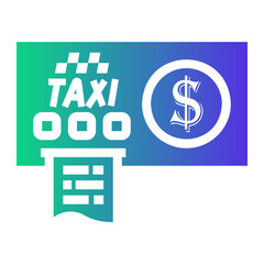 taximeter Gradient icon
