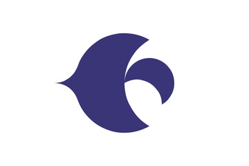 Obraz premium Flag of Settsu, Osaka. Vector illustration