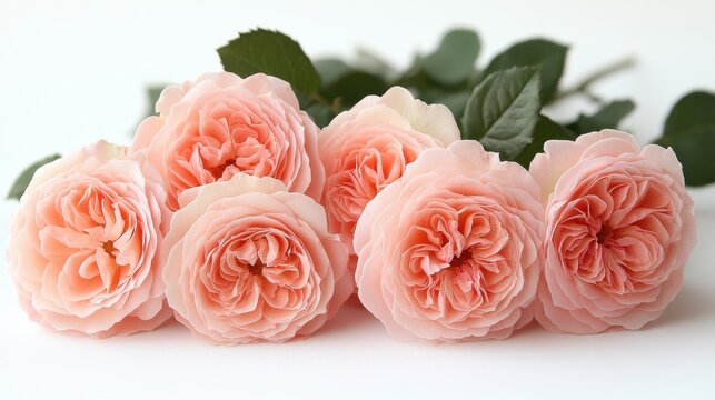 photo of cabbage rose damask roses isolated on white background cabbage rose