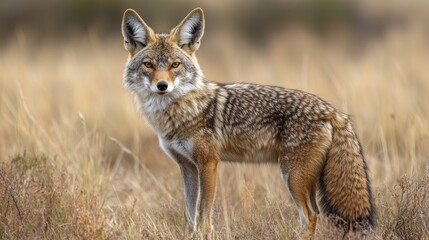 Fototapeta premium photo of jackal isolated on white background jackal