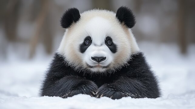 photo of pand isolated on white background panda