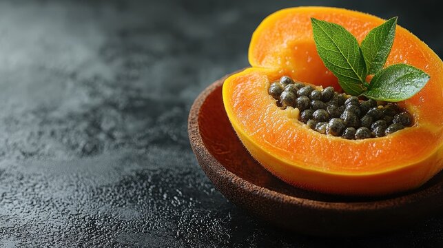 photo of papay isolated on white background papay fruit