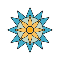 abstract flower illustration