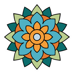 abstract flower illustration