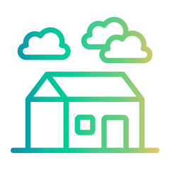 nature Line Gradient Icon