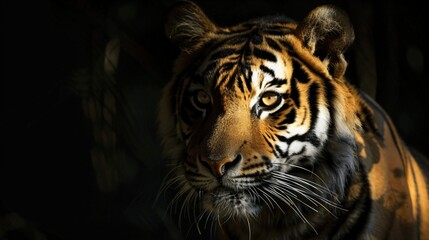 Fototapeta premium Majestic Tiger in Natural Habitat