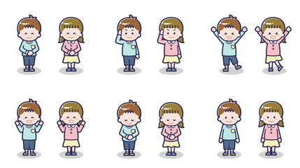 私服のこども 01