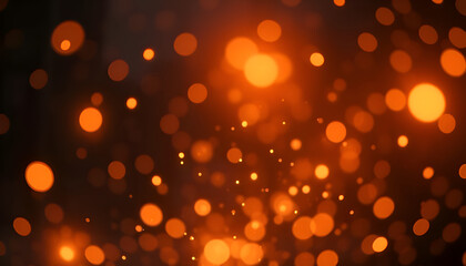 "Abstract Glowing Light Particles Floating in a Dark Background with Soft Bokeh Effects – Dreamy and Magical Futuristic Vibe Perfect for Technology, Fantasy Themes, and Modern Visual Concepts"