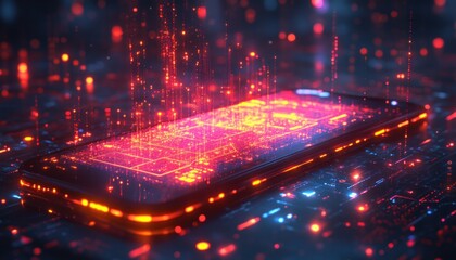 Fototapeta premium Mobile Marketing Strategies and Optimization for Engagement and Branding in a Digital Advertising Era