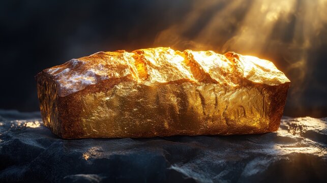 A beautifully crafted loaf of artisan bread with a golden crust, highlighting the skill of traditional baking techniques and intricate textures.