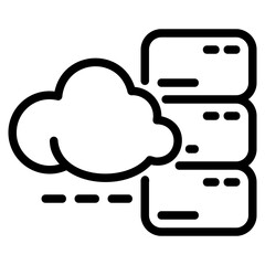Cloud service icon